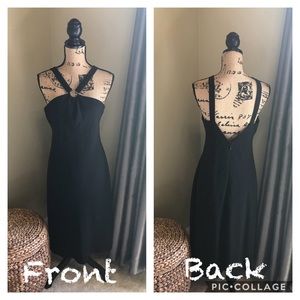 Evan-Picone black dress